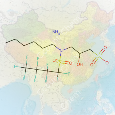 1-Propanesulfonic Acid, 3-[Hexyl[(Nonafluorobutyl)Sulfonyl]Amino]-2-Hydroxy-, Monoammonium Salt