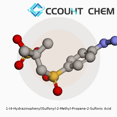 1-(4-Hydrazinophenyl)Sulfonyl-2-Methyl-Propane-2-Sulfonic Acid