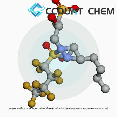 1-Propanesulfonic Acid, 3-[Hexyl[(Nonafluorobutyl)Sulfonyl]Amino]-2-Hydroxy-, Monoammonium Salt
