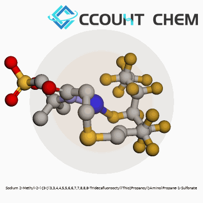 Sodium 2-Methyl-2-({3-[(3,3,4,4,5,5,6,6,7,7,8,8,8-Tridecafluorooctyl)Thio]Propanoyl}Amino)Propane-1-Sulfonate
