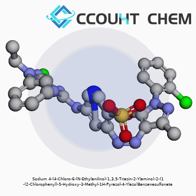 Sodium 4-(4-Chloro-6-(N-Ethylanilino)-1,3,5-Triazin-2-Ylamino)-2-(1-(2-Chlorophenyl)-5-Hydroxy-3-Methyl-1H-Pyrazol-4-Ylazo)Benzenesulfonate
